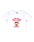 クロップドTシャツ KITTY WHT