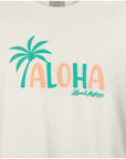 パームアロハプリントTシャツ - WHT