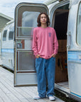 サーフドッグアーチ長袖Tシャツ - PNK