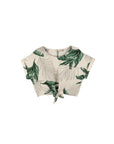 ヘンプレーヨンリボンTシャツ - GRN