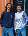 アロハハワイサークル刺繍ロングTシャツ - KNVY