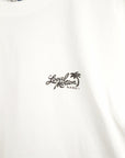 スティッチアーチプリントTシャツ - WHT