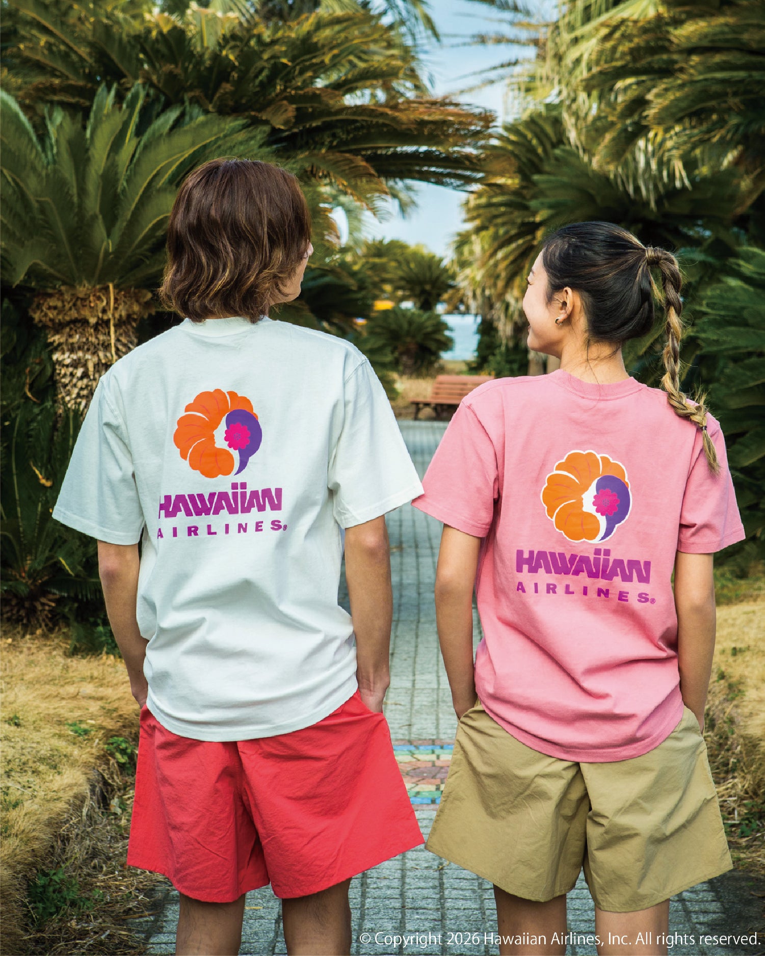 ダイカット フラミンゴ ハワイアン ハワイアン航空 ベーシックTシャツ – ローカルモーション公式