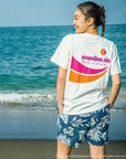 ハワイアン航空 ラインパターンTシャツ