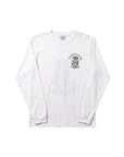 サーフドッグアーチ長袖Tシャツ - WHT
