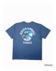 スティッチアーチプリントTシャツ - NVY