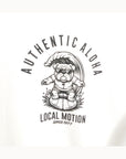 サーフドッグアーチ長袖Tシャツ - WHT
