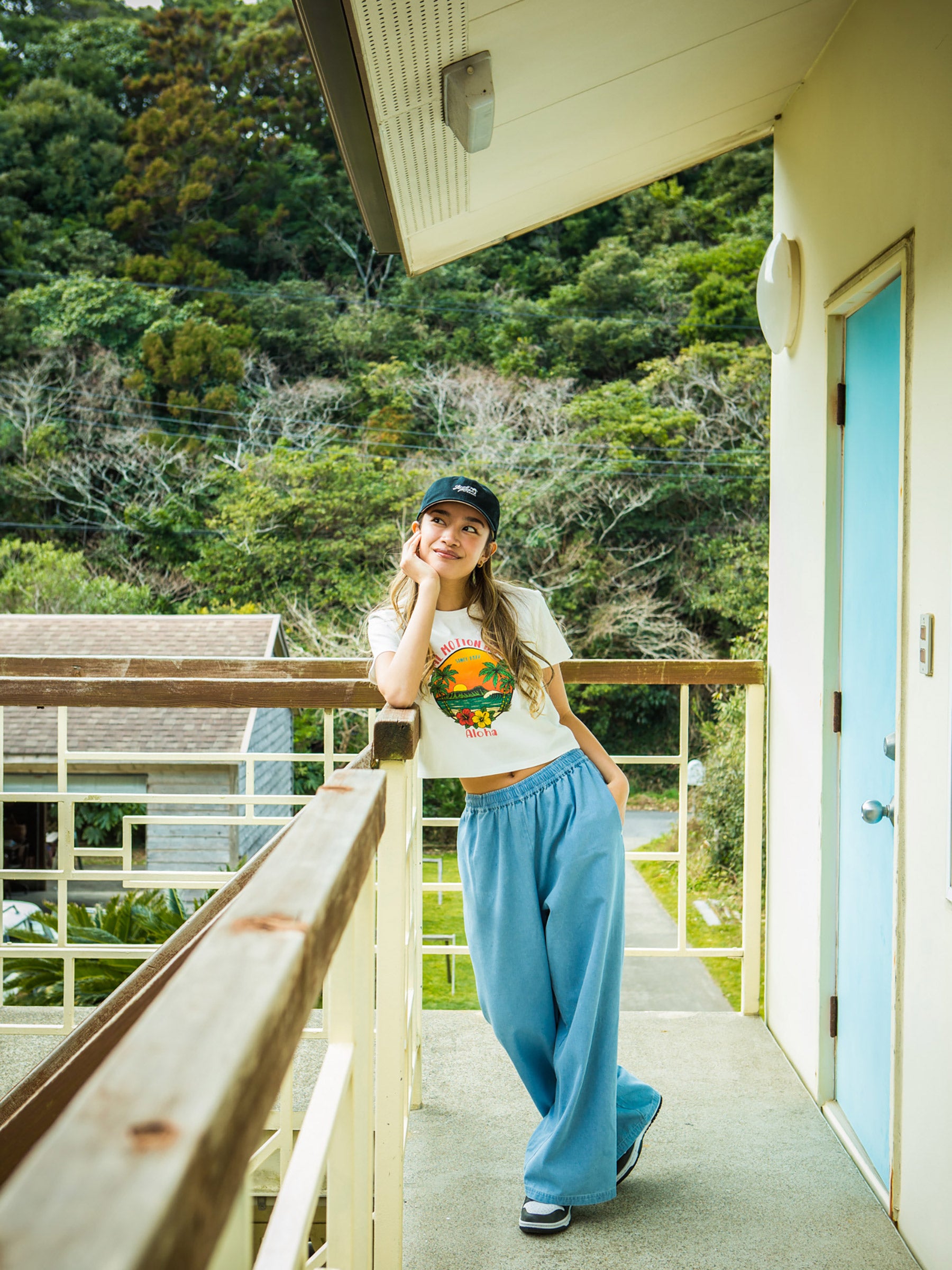 ダイアモンドヘッドプリントTシャツ - WHT – ローカルモーション公式