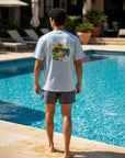 サーフドッグプリントTシャツ