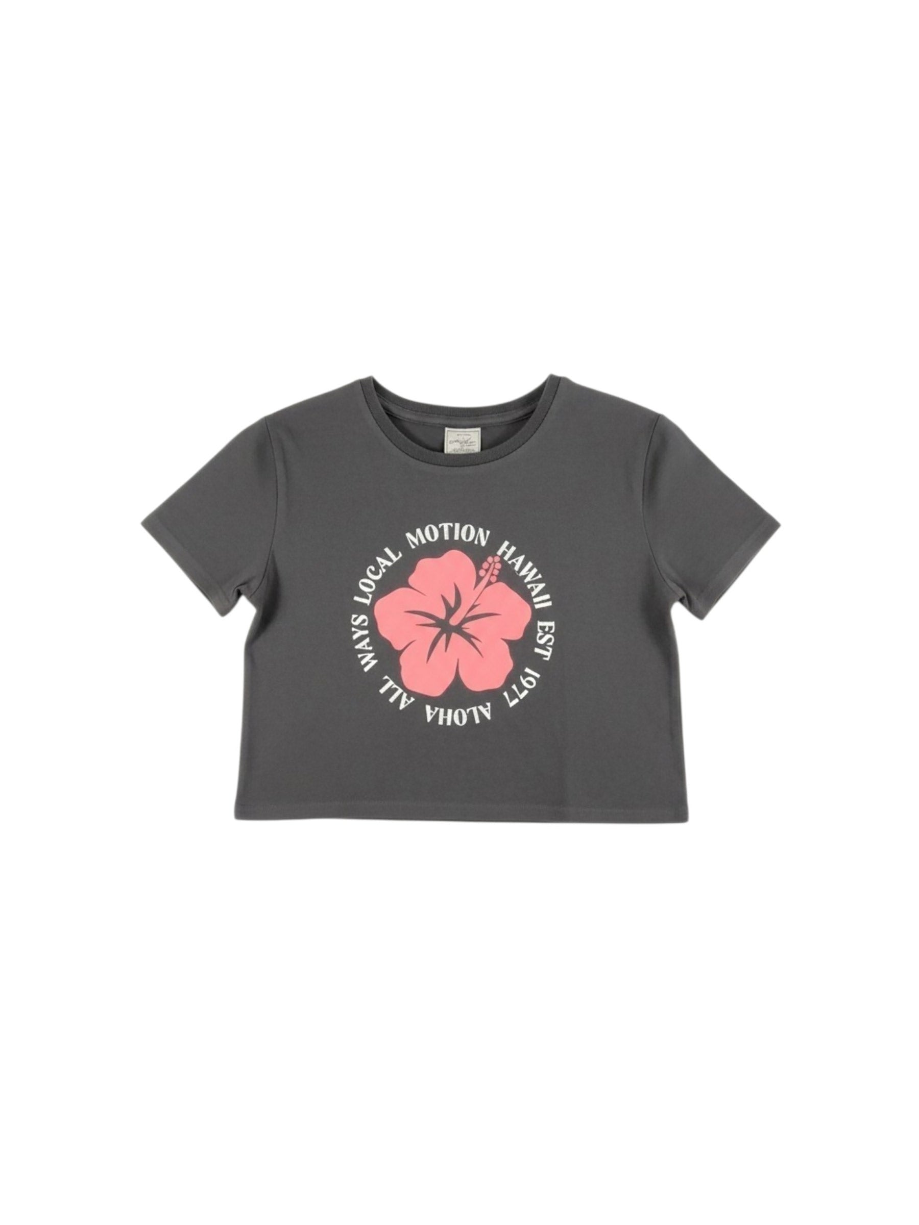 ハイビスカスサークルステッチTシャツ - CHA – ローカルモーション公式