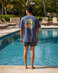 サーフドッグプリントTシャツ