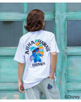 スティッチサガラ刺繍Tシャツ - WHT