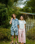 綿アロハロングパンツ - PNK