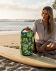 DRY BAG PUA-LOCKUP LOGO - FOREST GRN/LIME