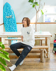 チェーン刺繍ロングTシャツ - VWHT