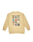 ATTACHING FABRIC SWEATSHIRT