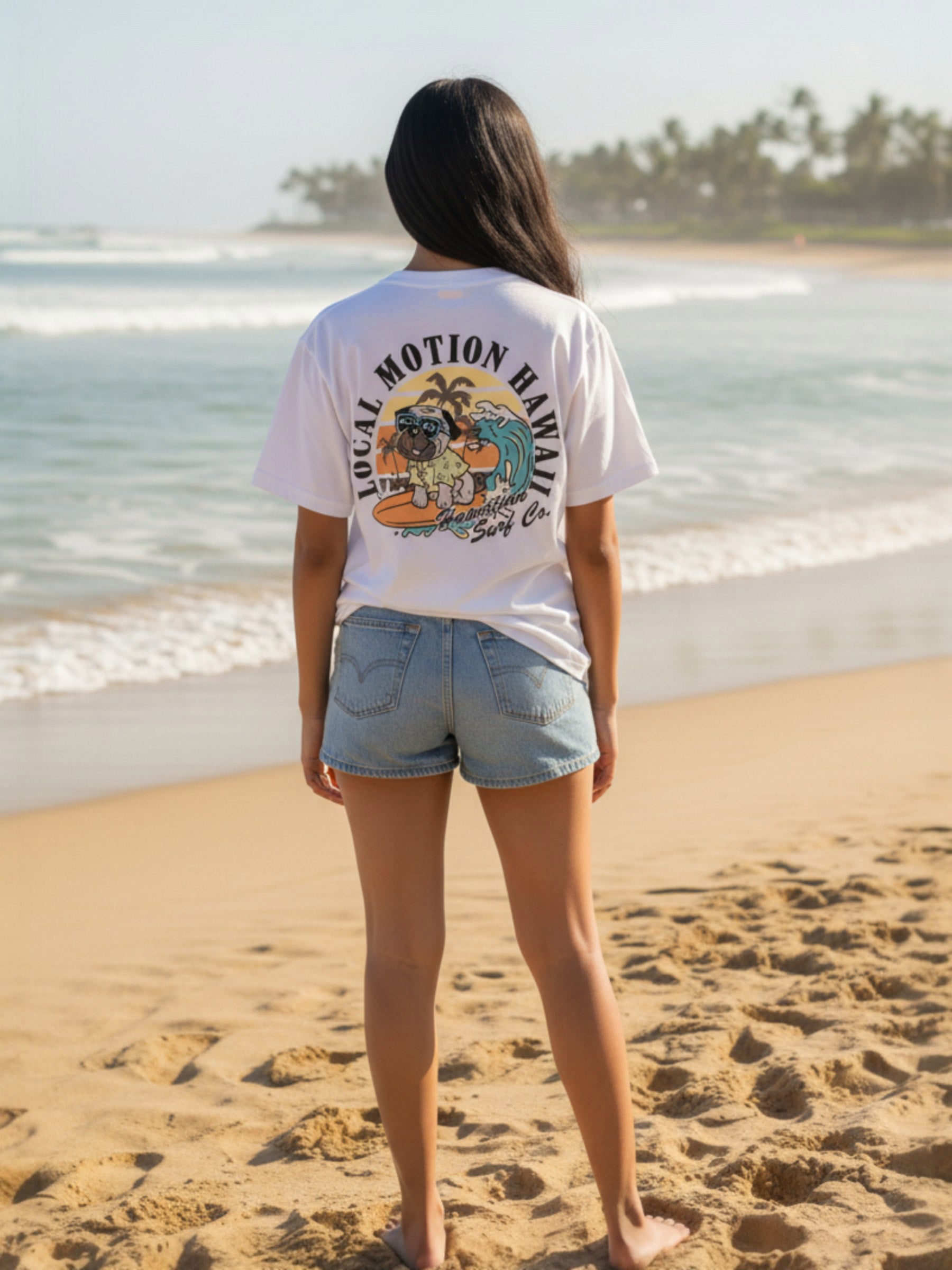 サーフドッグプリントTシャツ – ローカルモーション公式オンライン