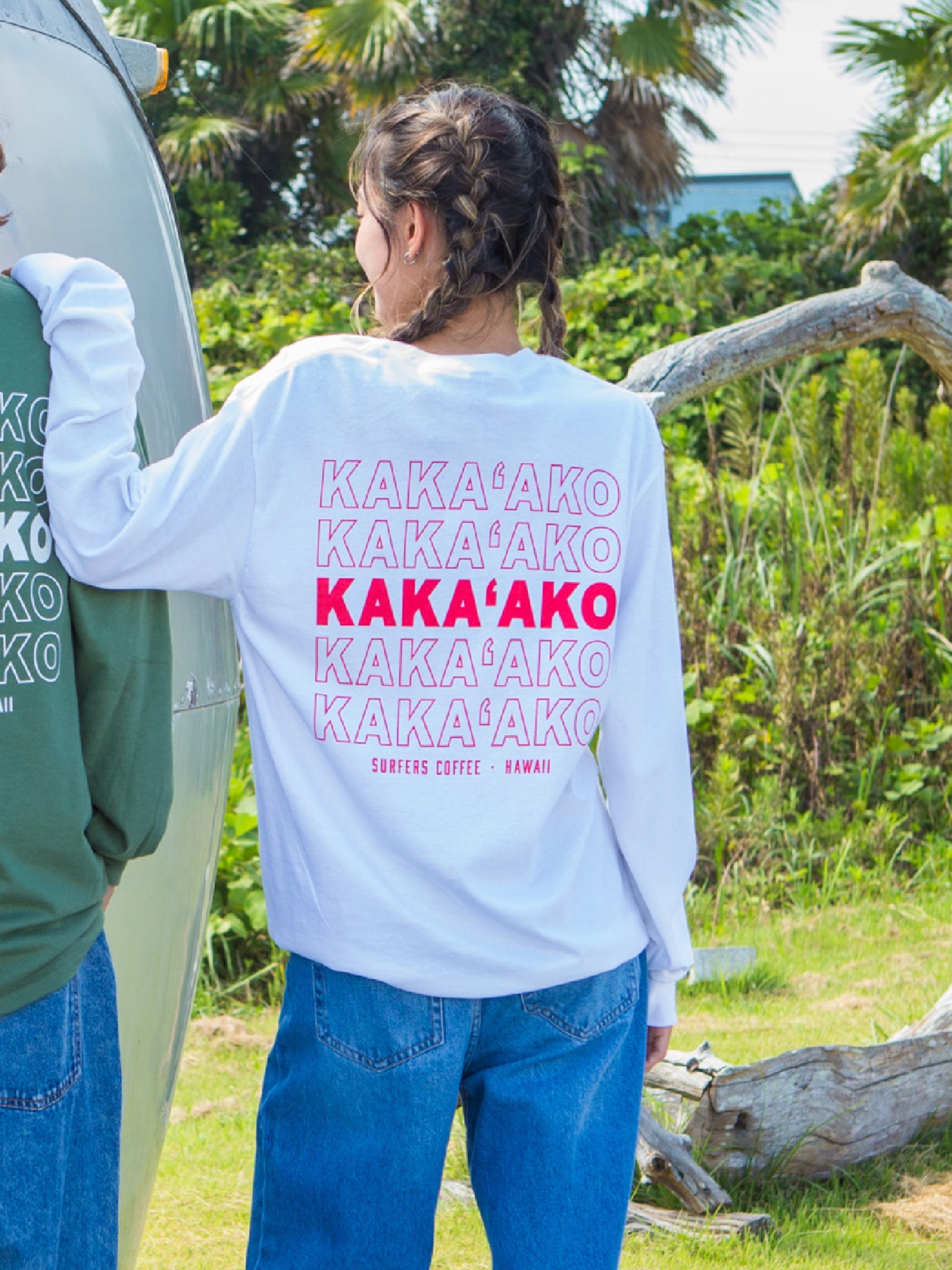 サーファーズコーヒーコラボ 長袖Tシャツ - WHT – ローカルモーション