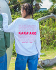 サーファーズコーヒーコラボ 長袖Tシャツ - WHT