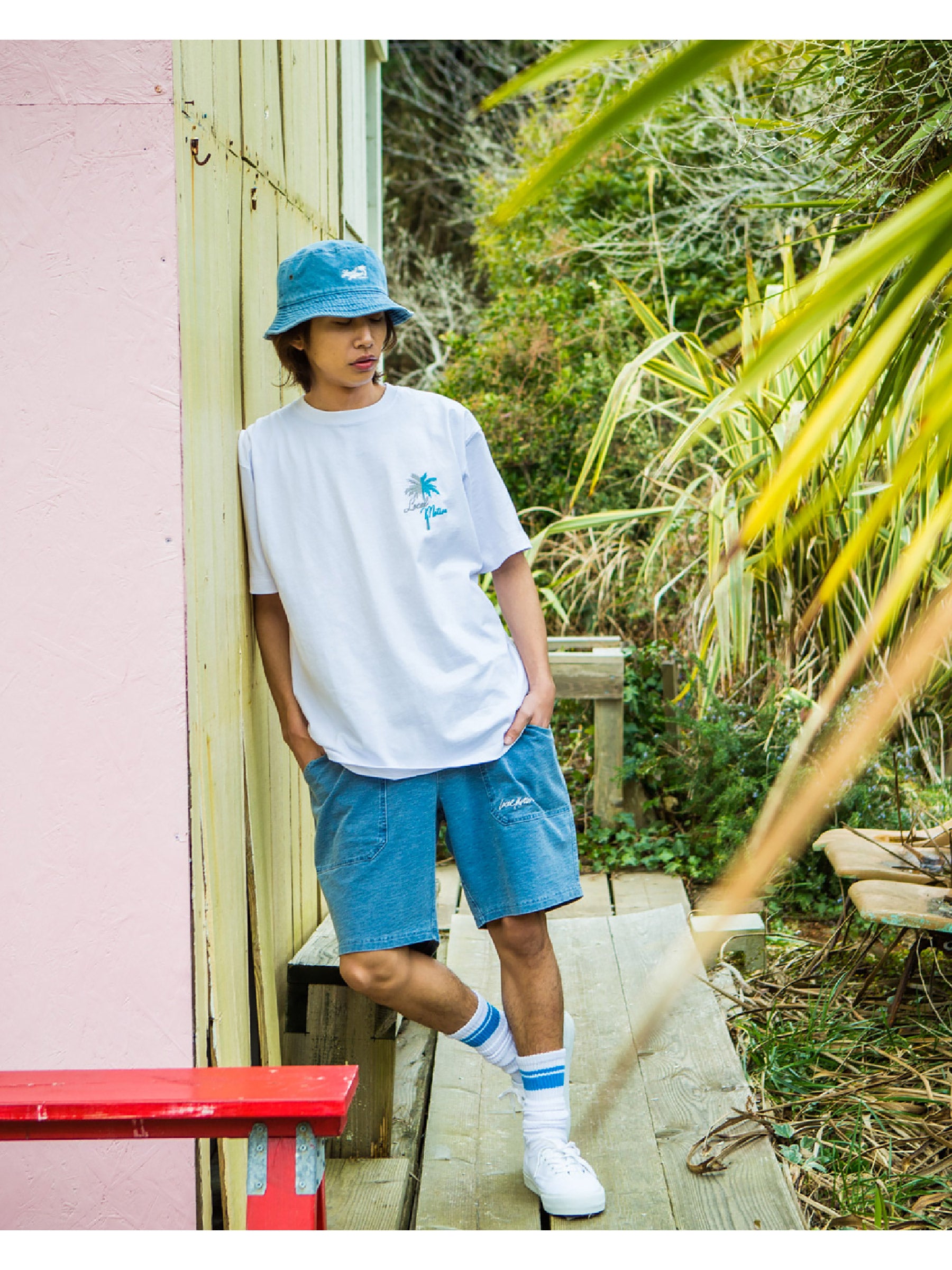 デニム バケットハット ストライプ ポイントロゴ デニムバケットハット – VISSLA JAPAN 公式オンラインストア