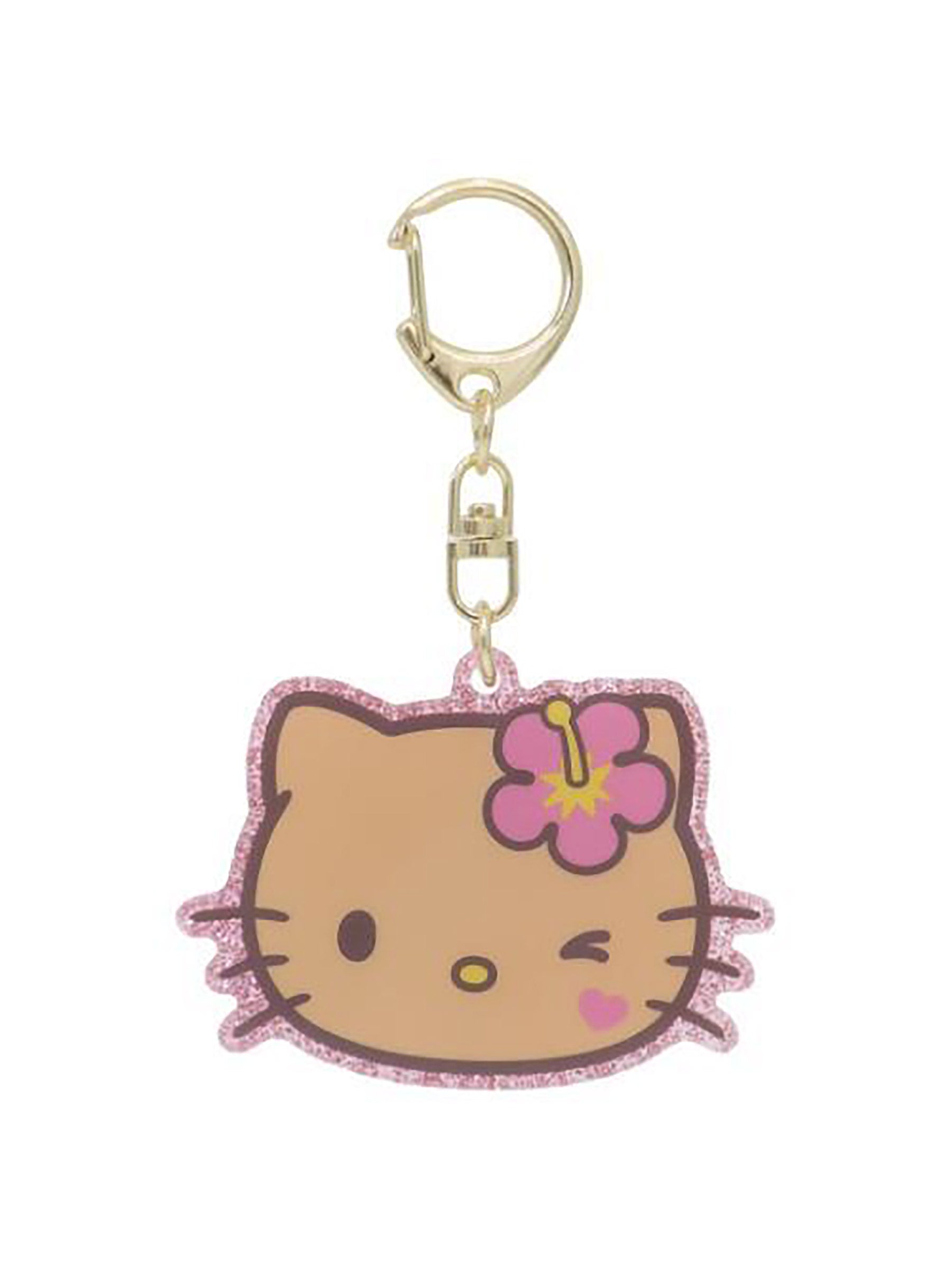 キティ(日焼ケS) アクリルキーホルダー ハイビスカス – LOCAL