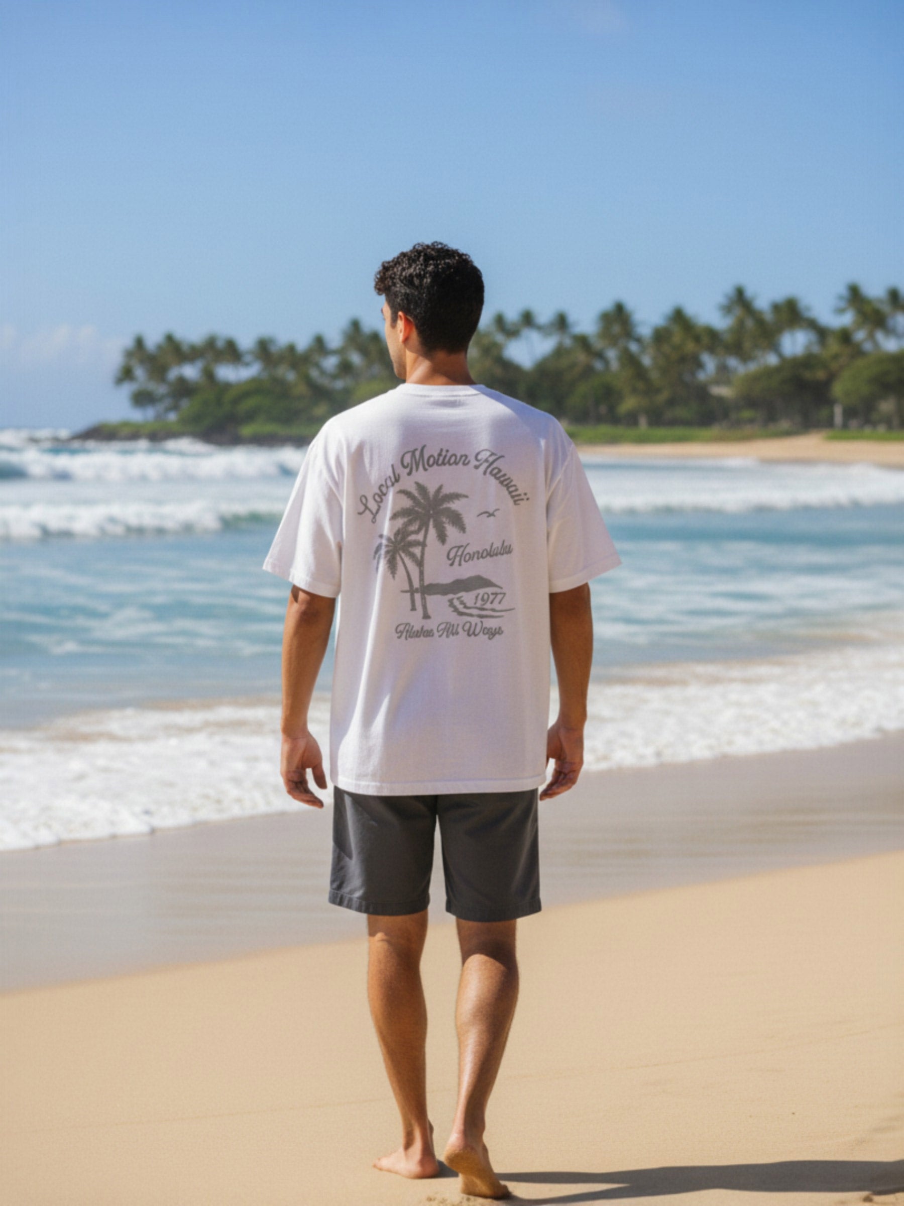 スラブ刺繍Tシャツ - WHT – ローカルモーション公式オンラインストア