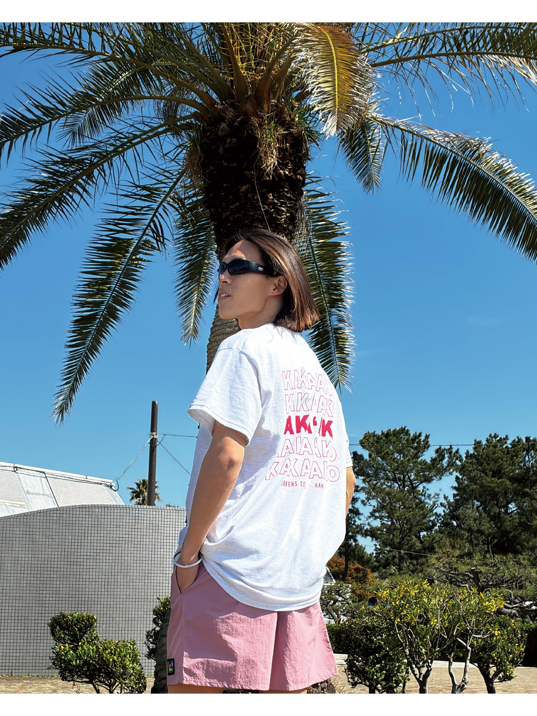 SURFERS COFFEExLOCALMOTION Tシャツ カカアコ - ASH – ローカル