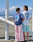 スティッチアーチプリントTシャツ - WHT