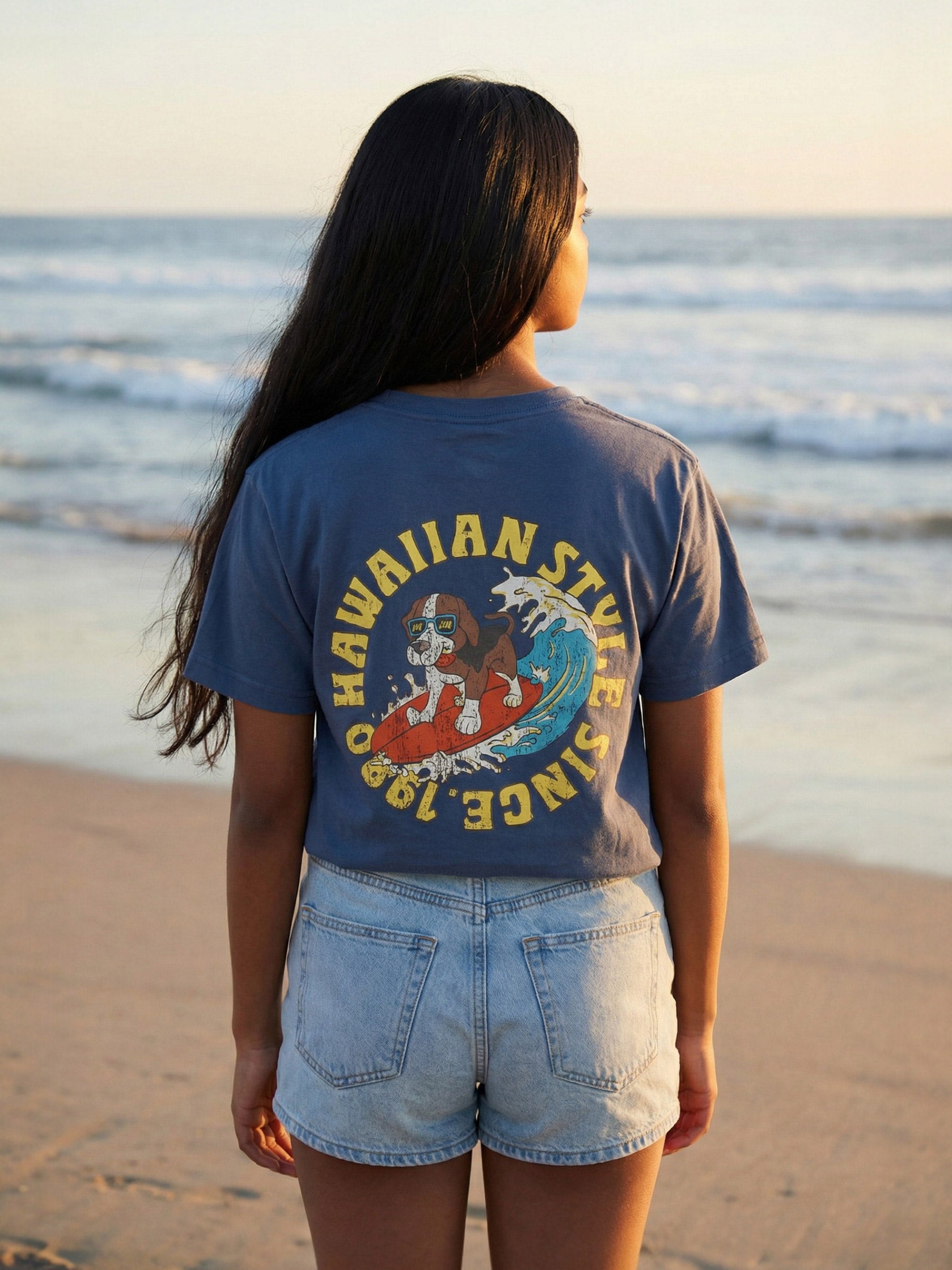 サーフドッグプリントTシャツ – ローカルモーション公式オンライン