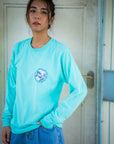サークルプリント長袖Tシャツ
