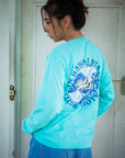 サークルプリント長袖Tシャツ