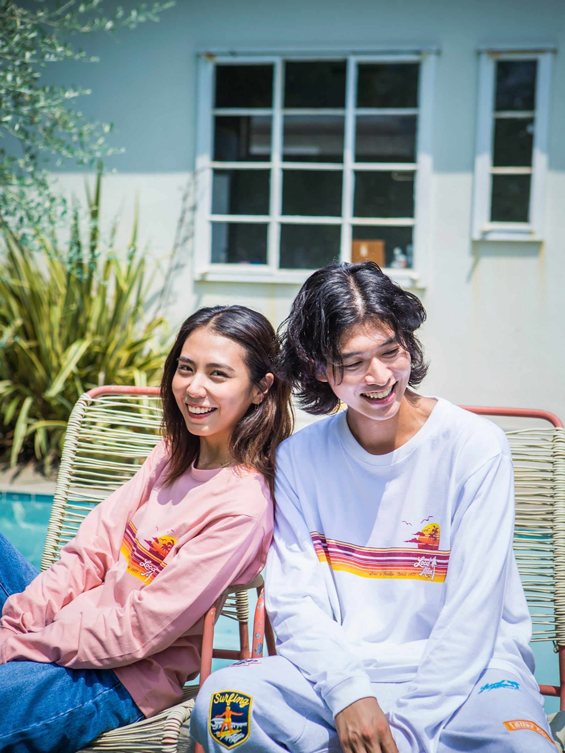 50%オフ】フロントラインプリント長袖Tシャツ – ローカルモーション