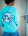 サークルプリント長袖Tシャツ