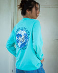 サークルプリント長袖Tシャツ