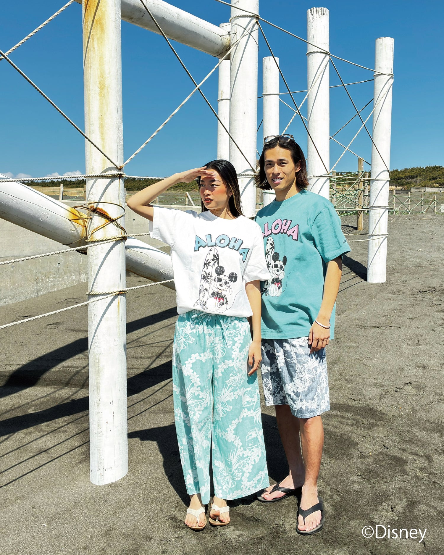 ミッキー アロハアーチプリントTシャツ – ローカルモーション公式