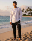 アロハタグ 長袖Tシャツ - WHT