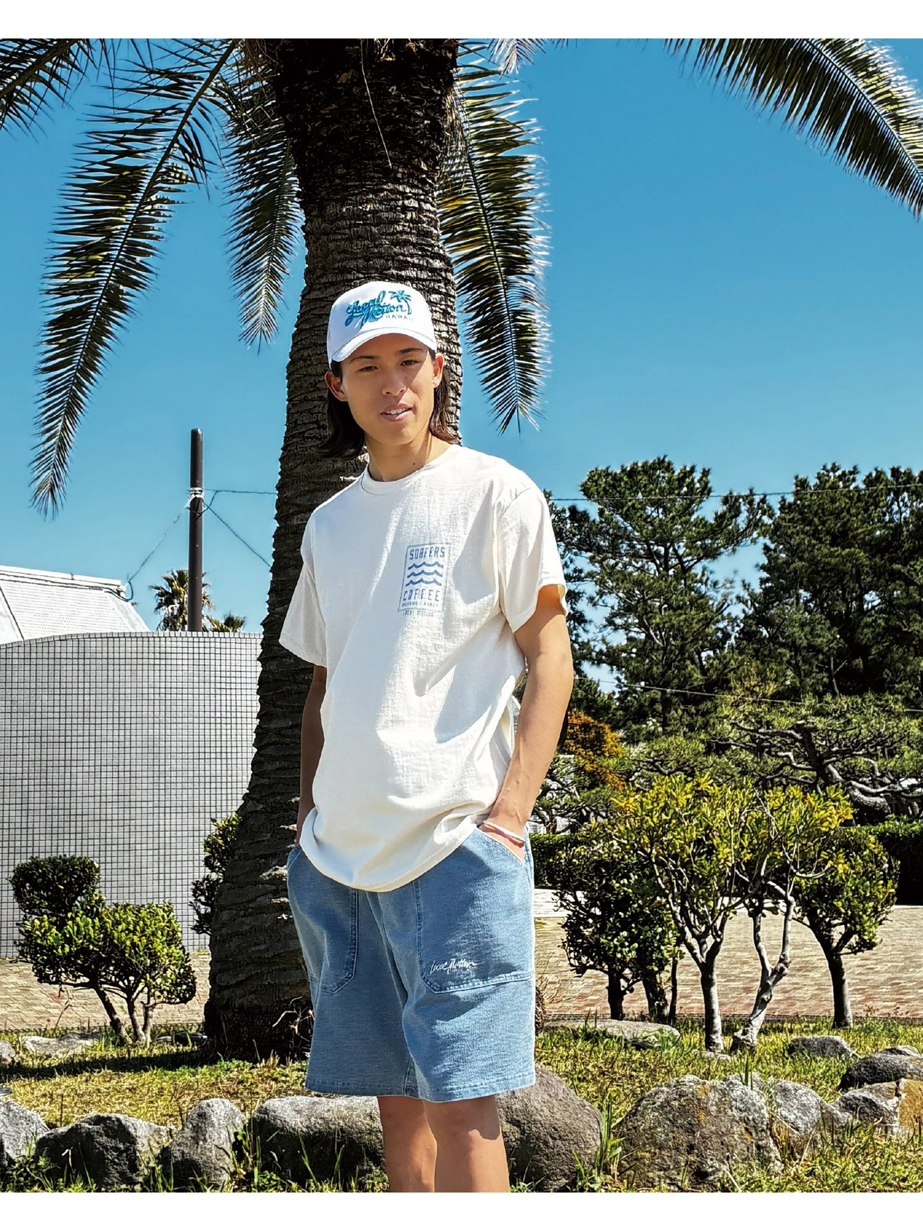 SURFERS COFFEExLOCALMOTION Tシャツ コーヒーショップ - NAT