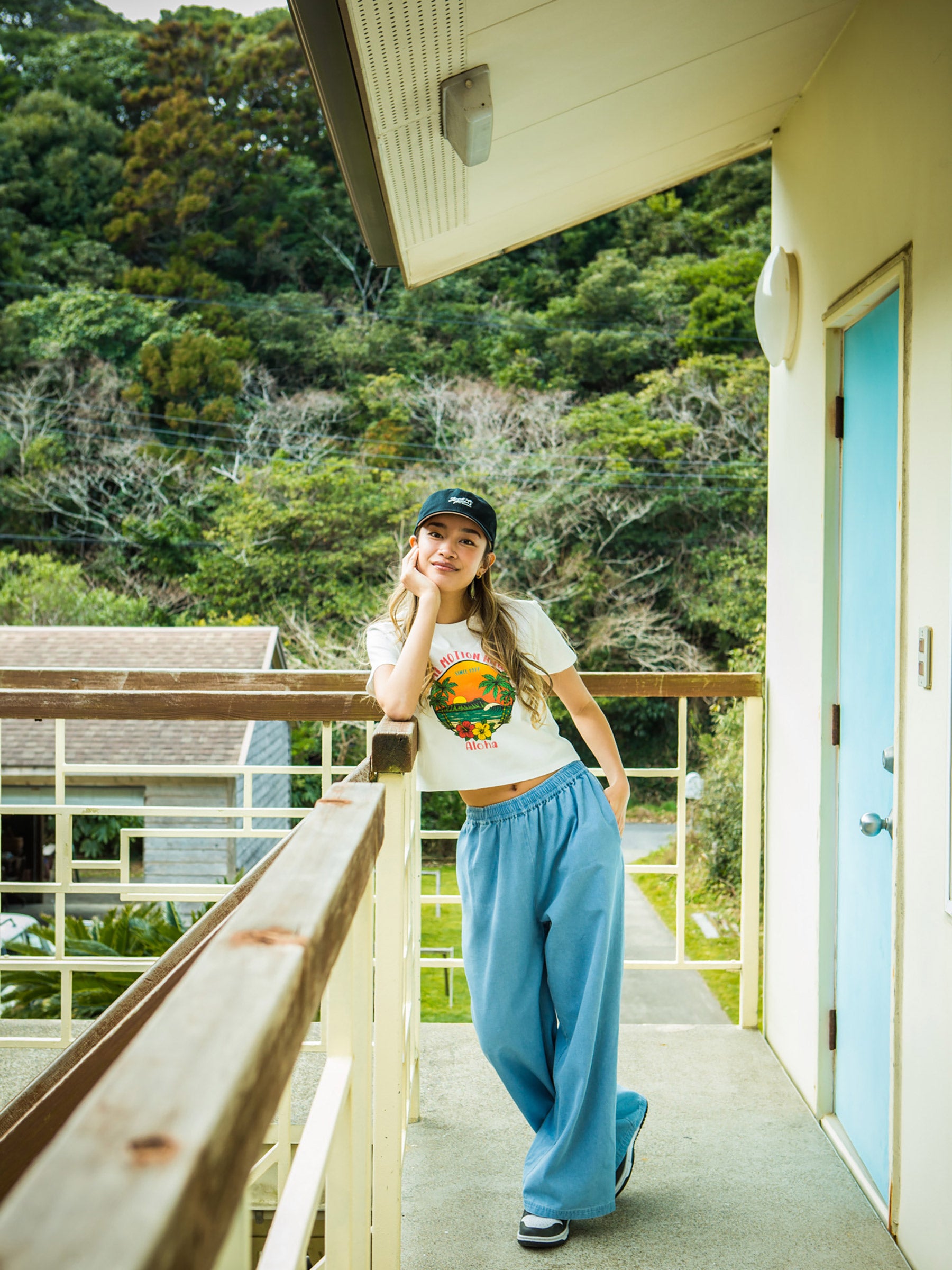 ダイアモンドヘッドプリントTシャツ - WHT – ローカルモーション公式
