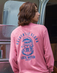 サーフドッグアーチ長袖Tシャツ - PNK