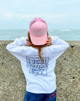 オブロング長袖Tシャツ - WHT