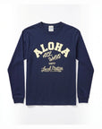 アロハアーチ長袖Tシャツ - NVY
