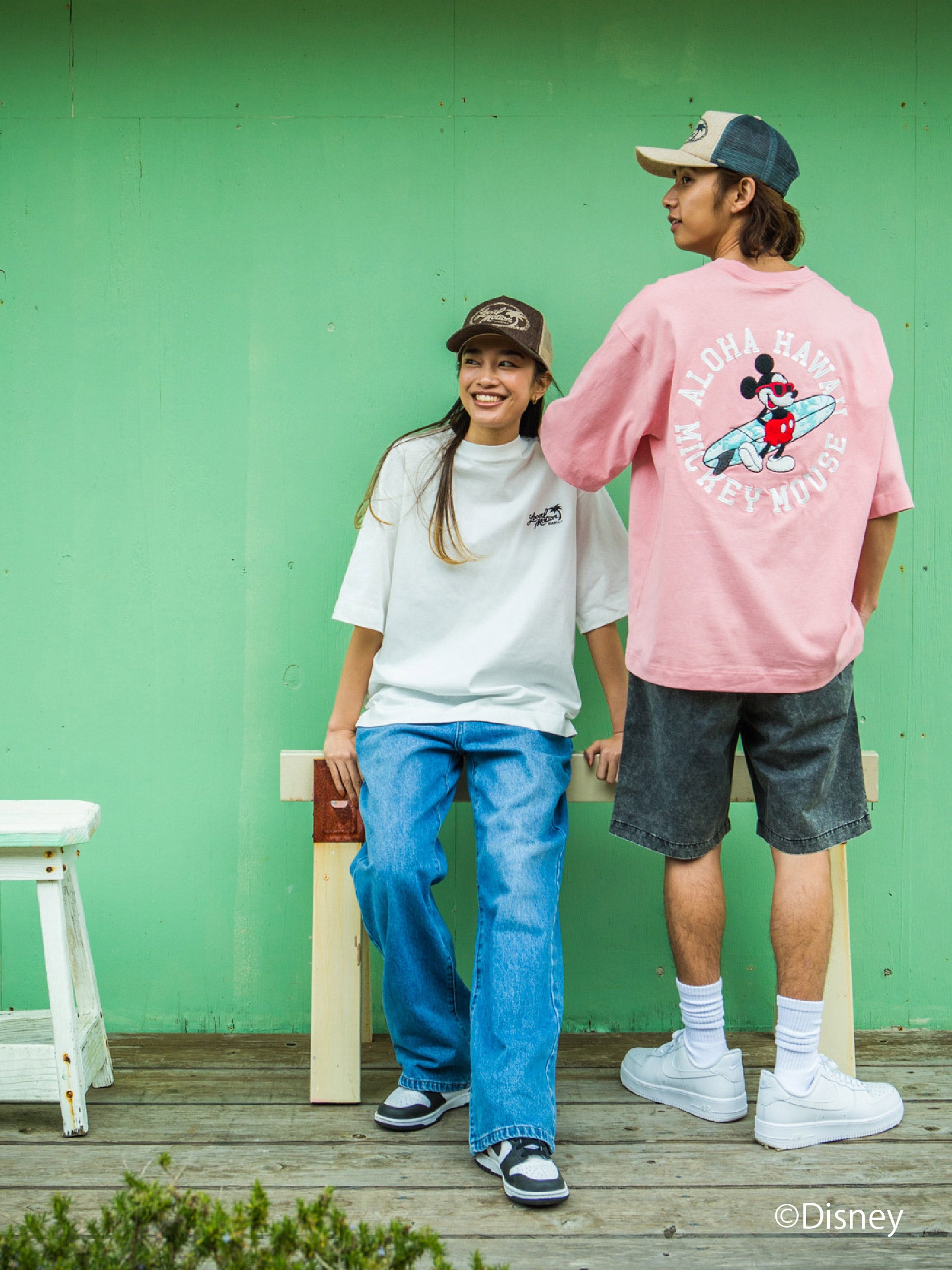 ミッキー サガラ刺繍Tシャツ – ローカルモーション公式オンライン