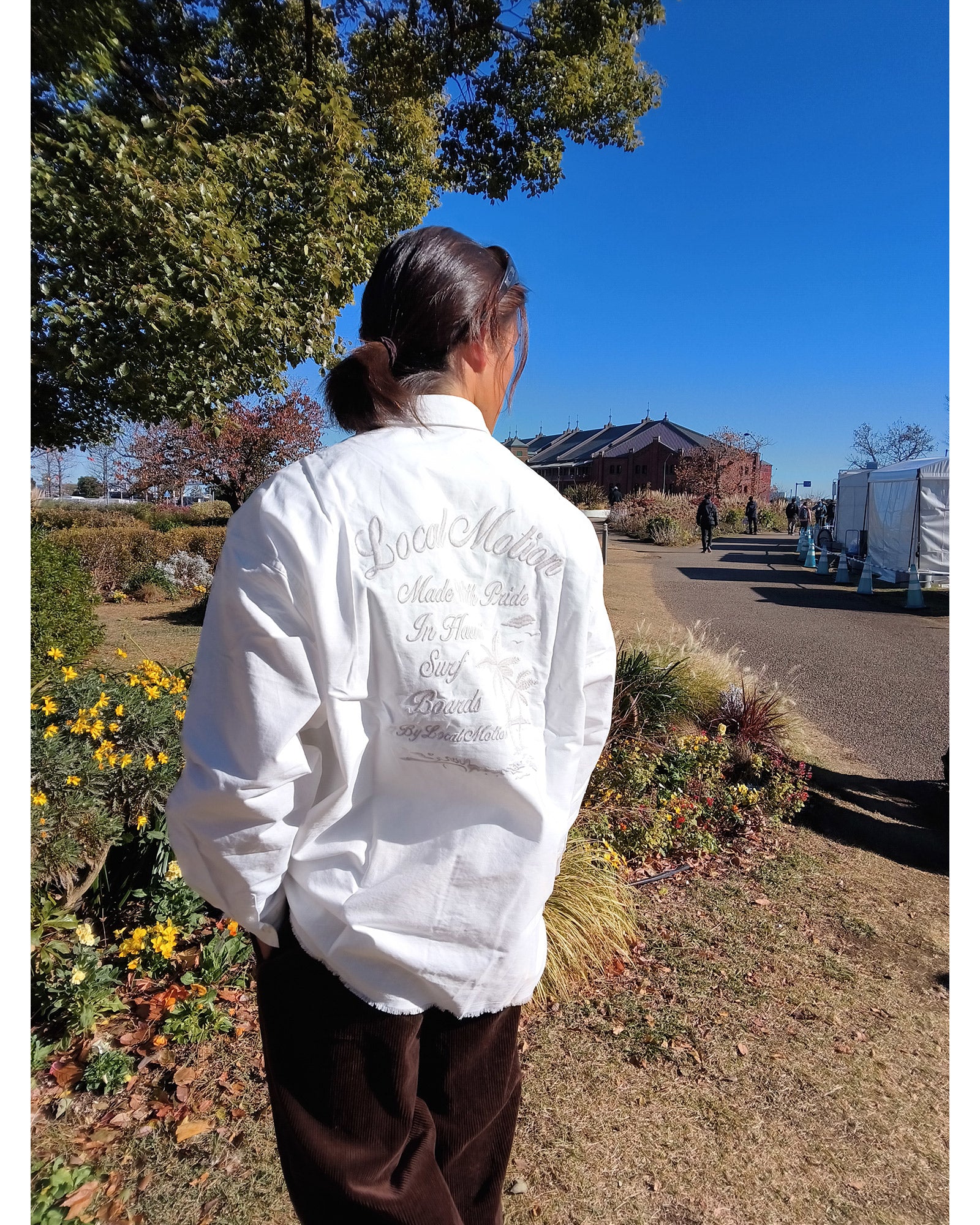 オックスフォード刺繍 長袖シャツ – ローカルモーション公式オンライン