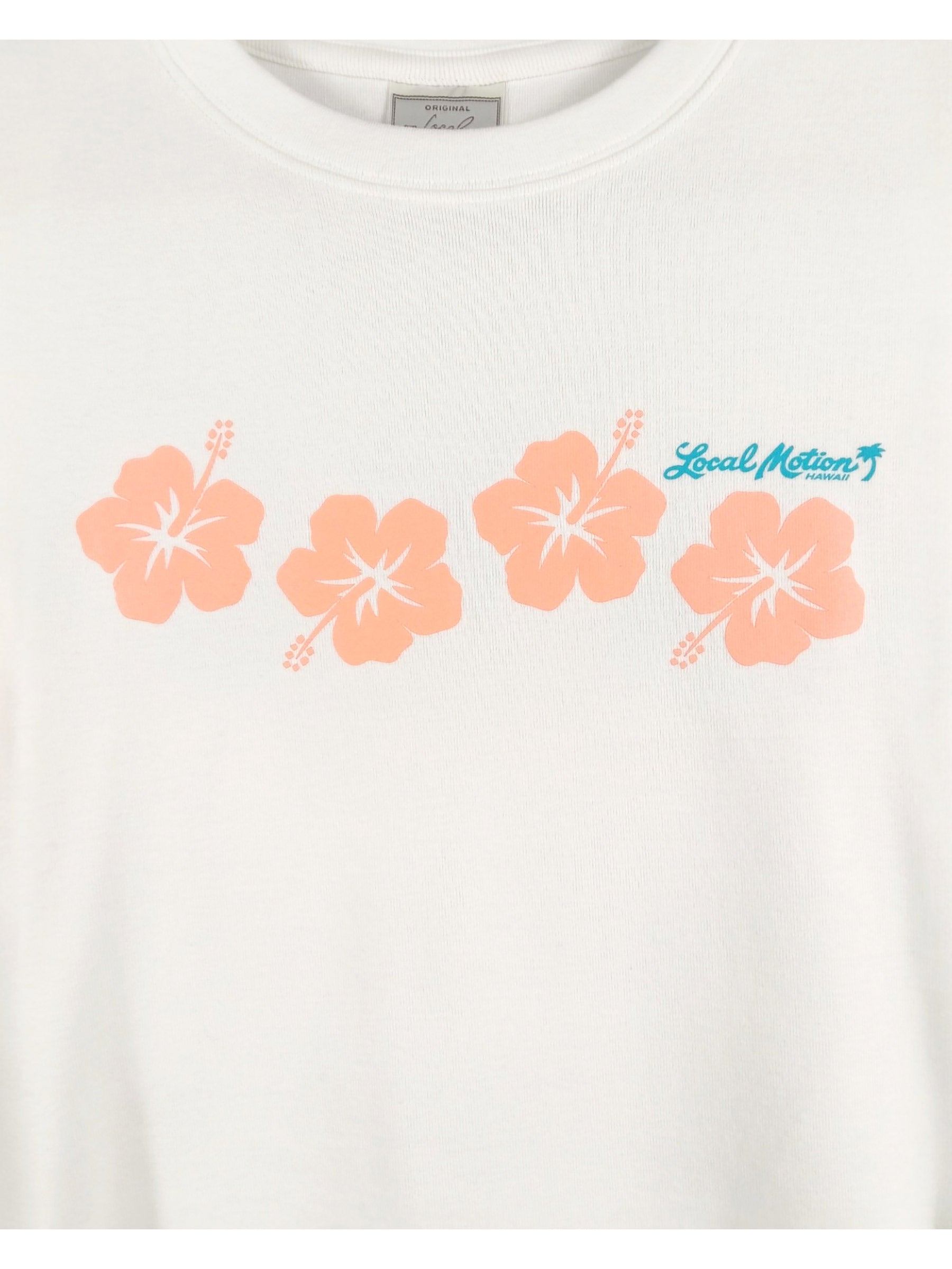 ハイビスカスプリントTシャツ - WHT – ローカルモーション公式 