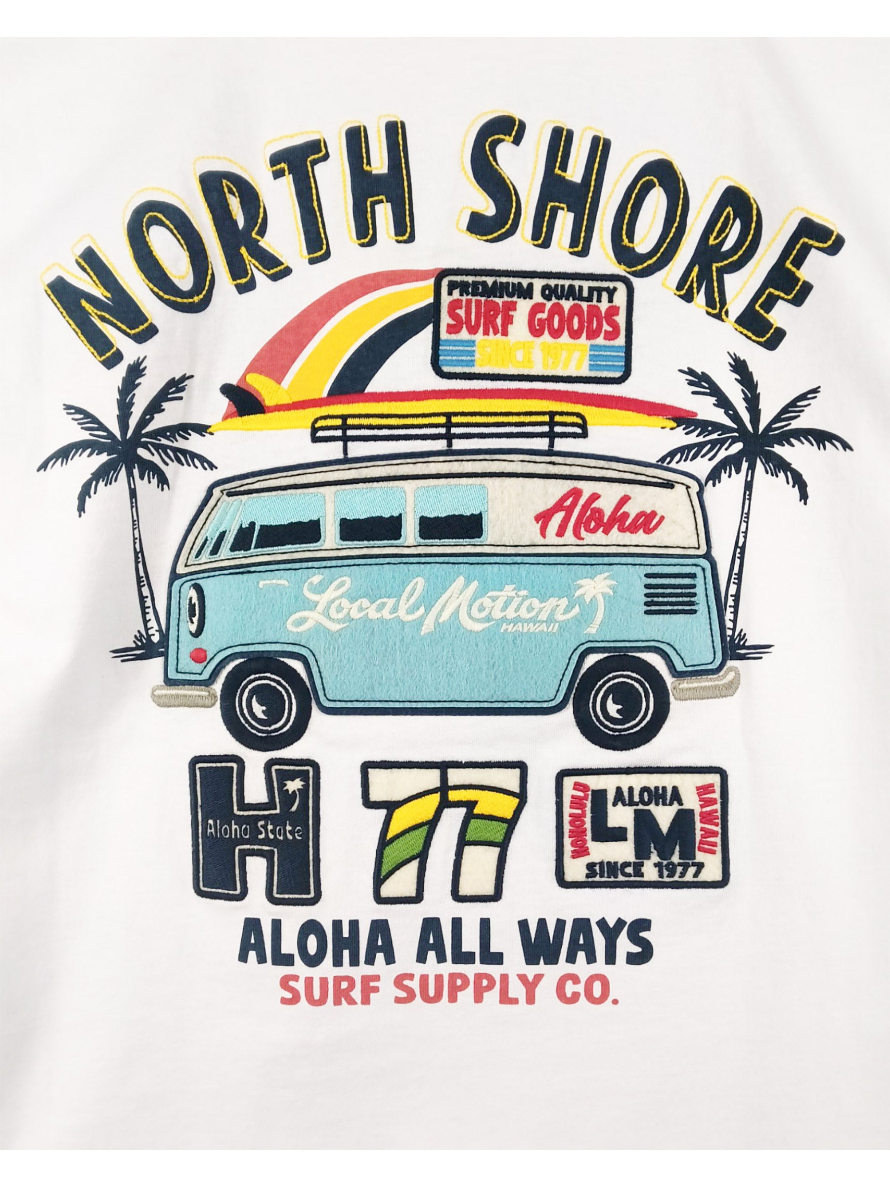バス柄切リ貼リワッペンTシャツ – ローカルモーション公式オンライン
