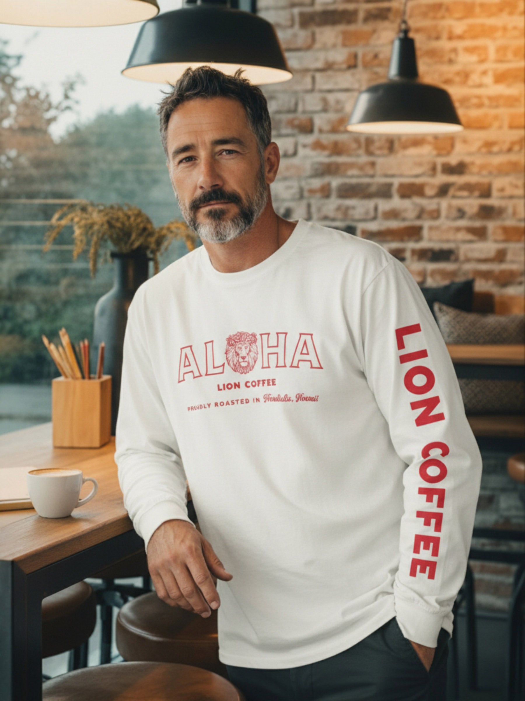ライオンコーヒー長袖Tシャツ – ローカルモーション公式オンライン