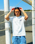アニバーサリーパイプラインTシャツ - WHT