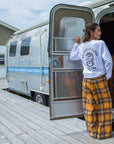 サーフドッグアーチ長袖Tシャツ - WHT