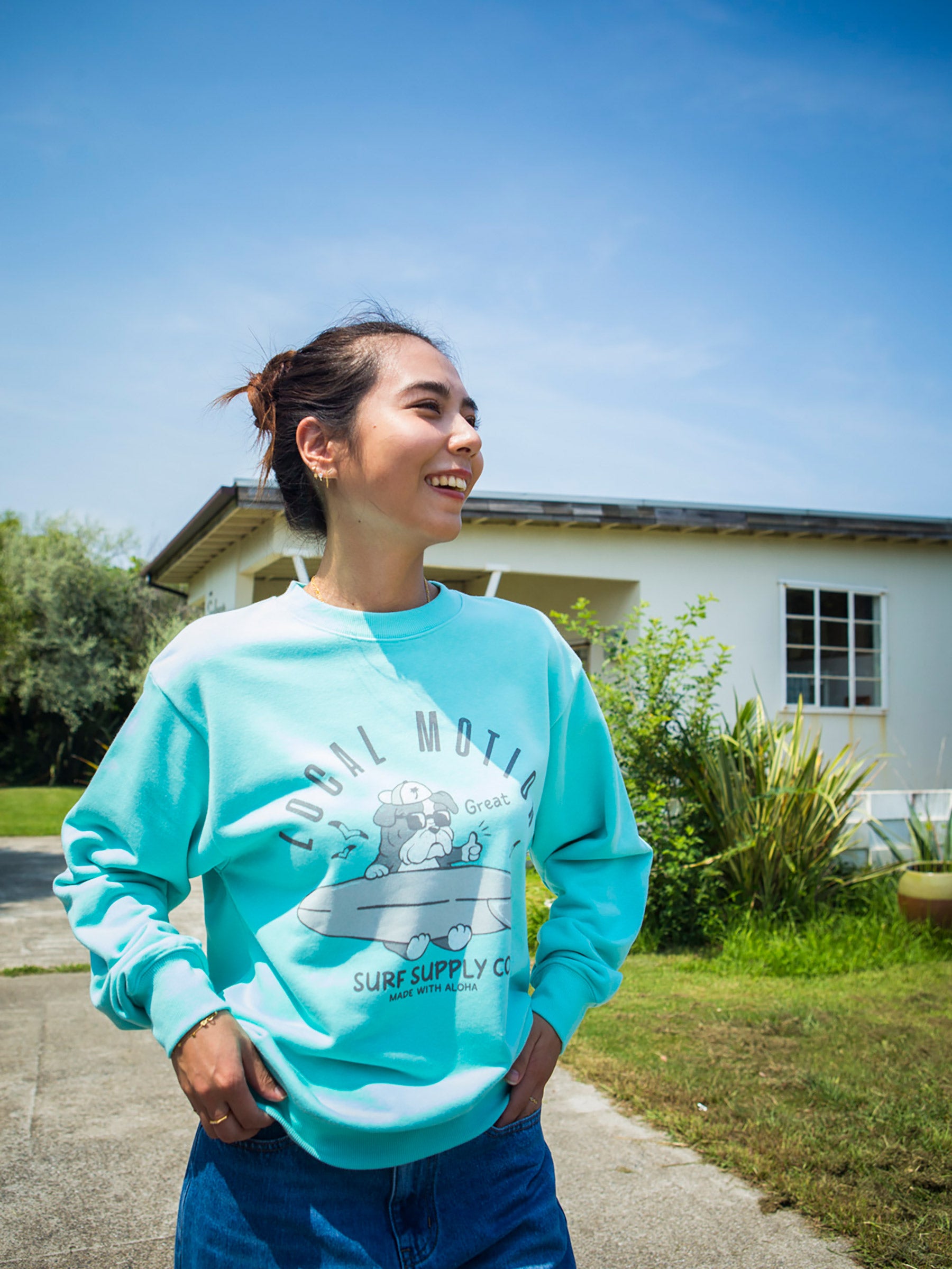 mint様　日本スポーツ協会　アスレティックトレーナーセット 50%オフ】サーフドッグアーチプリント スウェット – ローカル