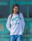 アロハアーチ長袖Tシャツ - WHT